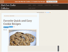 Tablet Screenshot of best-ever-cookie-collection.com